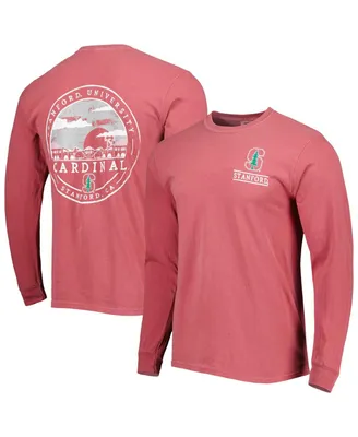 Men's Cardinal Stanford Circle Campus Scene Long Sleeve T-shirt