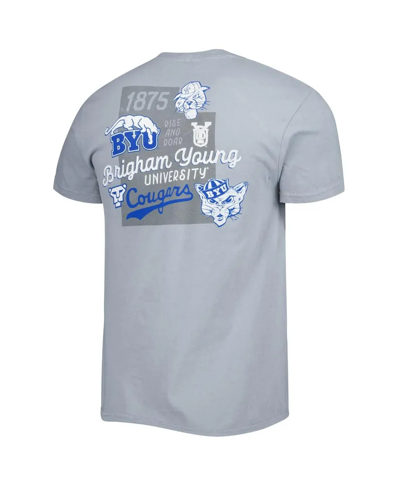 Men's Graphite Byu Cougars Vault State Comfort T-shirt