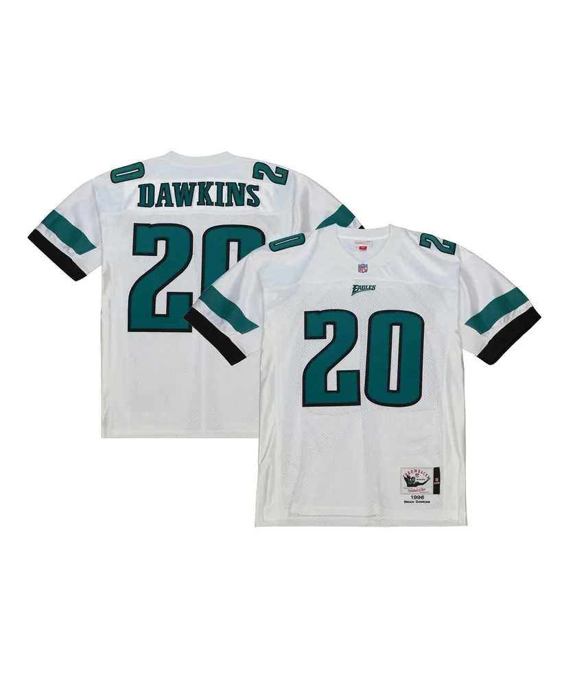 Men's Mitchell & Ness Brian Dawkins White Philadelphia Eagles 1996 Authentic Jersey