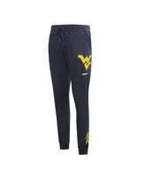 Men's Pro Standard Navy West Virginia Mountaineers Classic Dk Jogger Pants