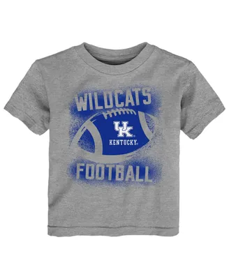 Toddler Boys and Girls Heather Gray Kentucky Wildcats Stencil T-shirt