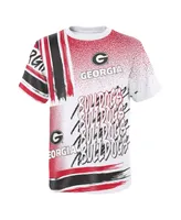 Preschool Boys and Girls White Georgia Bulldogs Gametime Multi-Hit Oversized T-shirt