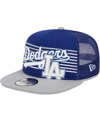 Men's New Era Royal Los Angeles Dodgers Speed Golfer Trucker Snapback Hat