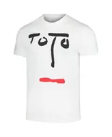Men's Manhead Merch White Toto Turn Back Graphic T-shirt