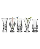 Godinger Dublin 5 Piece Bud Mini Vases Set