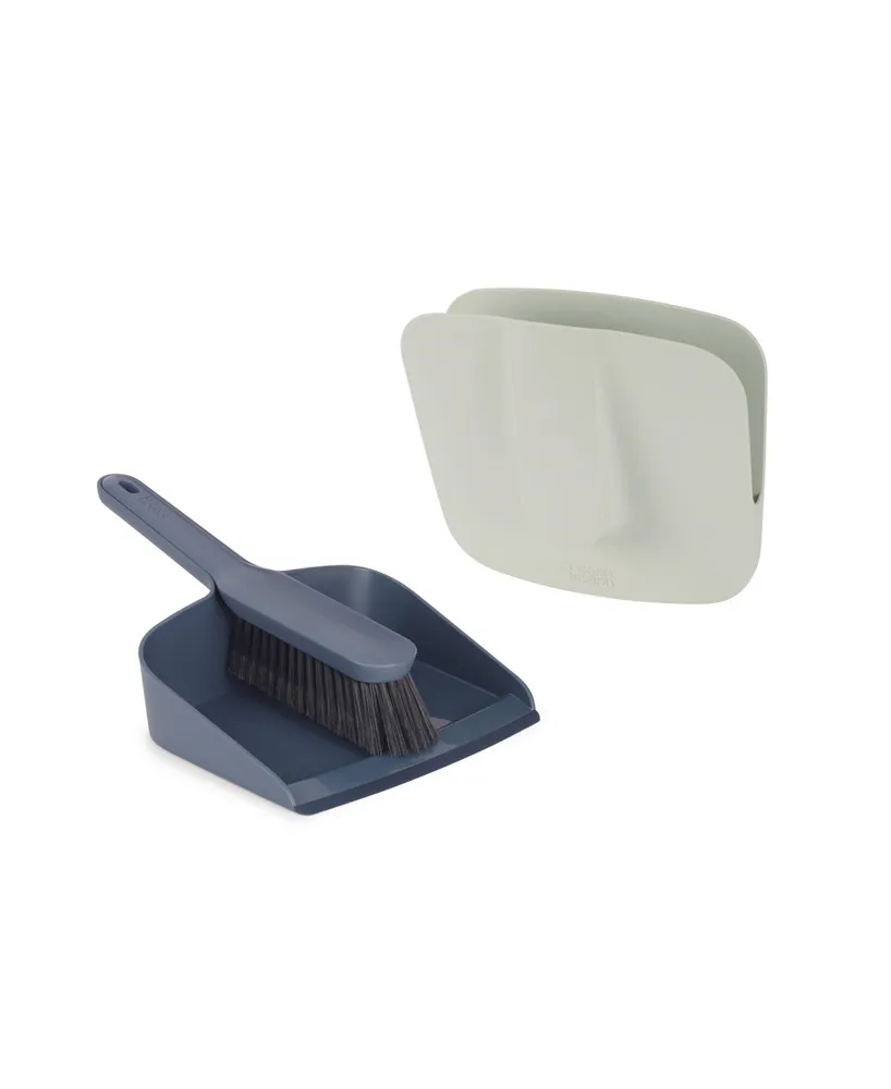 Joseph Joseph Cleanstore Wall-Mounted Dustpan Brush with Dust-Shield Storage