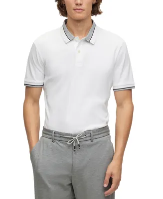 Boss by Hugo Men's Contrast Tipping Polo Shirt