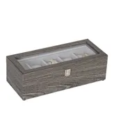 Mele & Co Nolan Watch Storage Woodgrain Veneer