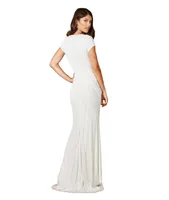 Lara Women's Flavia Fitted Beaded Wedding Gown