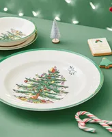 Spode Christmas Tree Dinner Plates, Set of 4