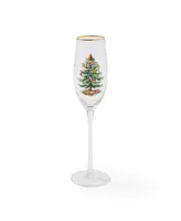 Spode Christmas Tree Champagne Flutes, Set of 4