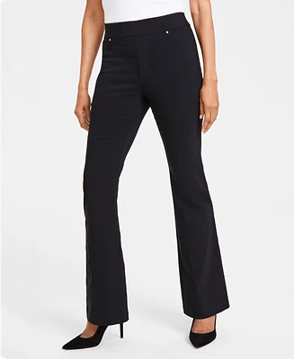 I.n.c. International Concepts Petite High-Rise Flare Pants, Created for Macy's