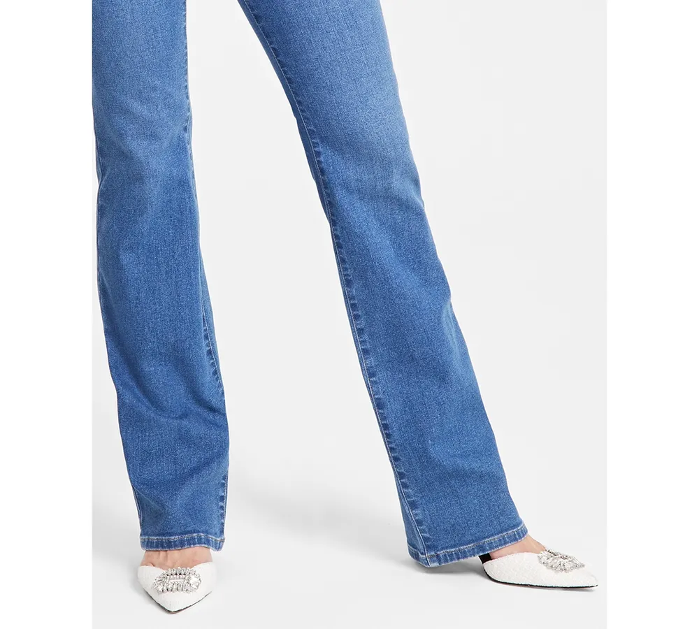 I.n.c. International Concepts Women's Mid-Rise Bootcut Denim Jeans, Created for Macy's