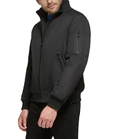 Calvin Klein Men's Classic Zip-Front Ripstop Bomber Jacket