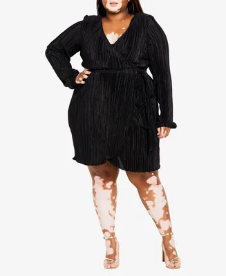 City Chic Plus Size Macie V-neck Dress