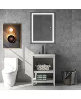 Simplie Fun Bathroom Vanity Led Lighted Mirror