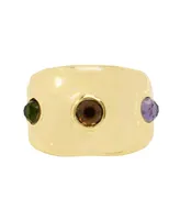 Robert Lee Morris Soho Faux Stone Gem Chunky Statement Ring