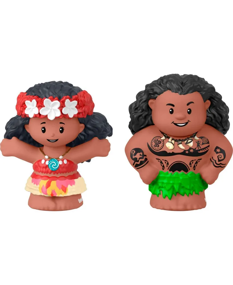 Fisher Price Little People Disney Princess Moana Toys, Moana Maui's Canoe, Toddler Toys - Multi