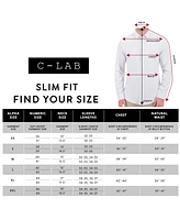 C-lab Nyc Men's Slim-Fit Houndstooth Print Dress Shirt