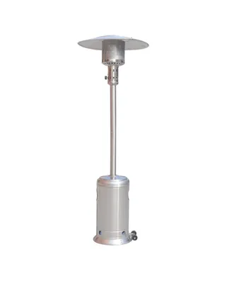 Simplie Fun Outdoor Patio Propane Heater With Portable Wheels 47,000 Btu 88 Inch Standing Gas Outside Hea