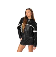 Edikted Women's Rockstar Oversized Jacket