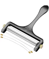 Zulay Kitchen Stainless Steel Wire Cheese Slicer - Adjustable Hand Held Cutter with 2 Extra Wires