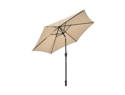 Slickblue 9 ft Outdoor Market Patio Table Umbrella Push Button Tilt Crank Lift