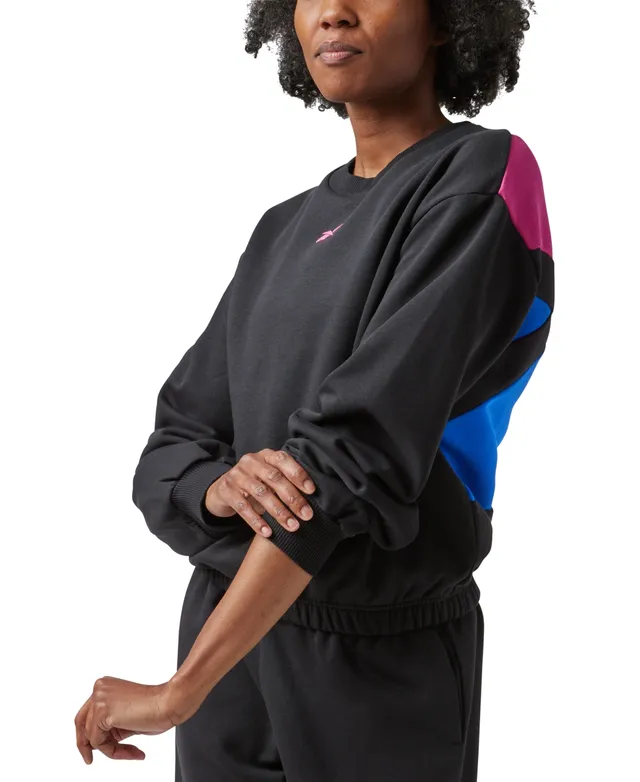 Reebok Women's Back Vector Fleece Sweatshirt, A Macy's Exclusive