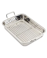 Farberware Classic Series Stainless Steel 17" x 12.25" Roaster with Rack