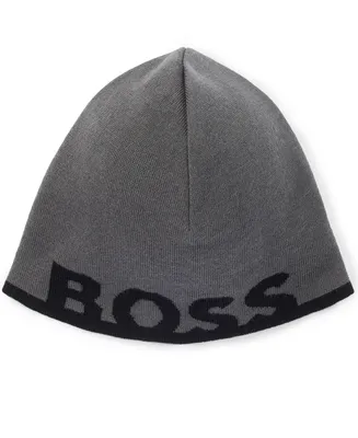 Boss by Hugo Boss Men's Logo Beanie Hat