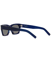 Saint Laurent Unisex Sl 402 Sunglasses, Mirror