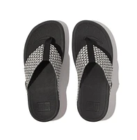 FitFlop Women's Surfa Multi-Tone Webbing Toe-Post Sandals