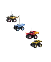 Kurt Adler 2.25" Monster Jam 4 Piece Ornament Set