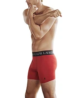 Polo Ralph Lauren Men's 3-Pack 4-d Flex Cool Microfiber Boxer Briefs