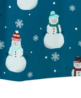 Avanti Snowman Holiday Printed Shower Curtain, 72" x 72"