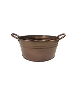 Gardener's Select Tin Bucket, Antique Copper, 9 inches