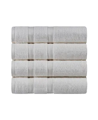 Superior Smart Dry Zero Twist Cotton 4-Piece Bath Towel Set