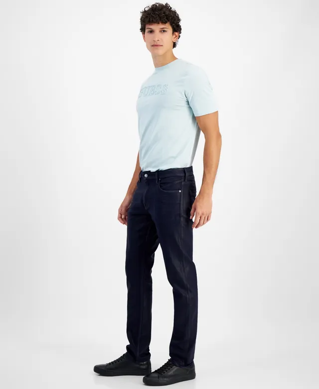 Coated Tapered Jeans