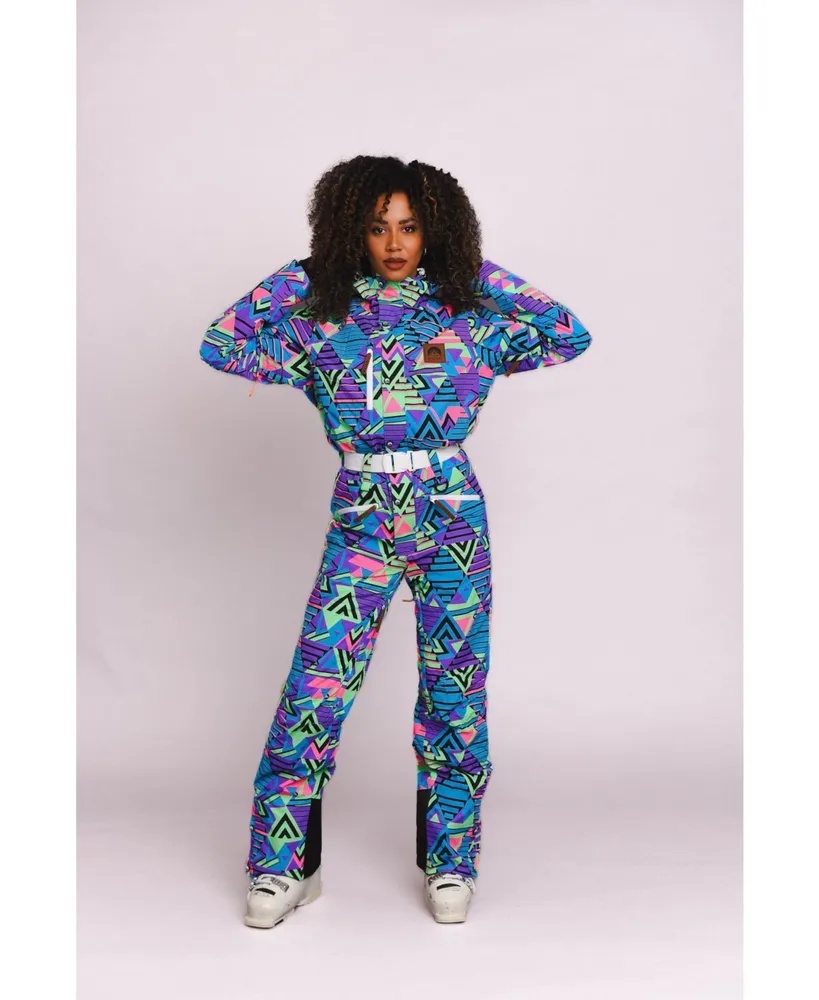 OOSC Women's Patchwork Chic Ski Suit - Macy's