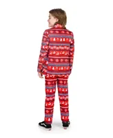 Suitmeister Little Boys Christmas Printed Suit