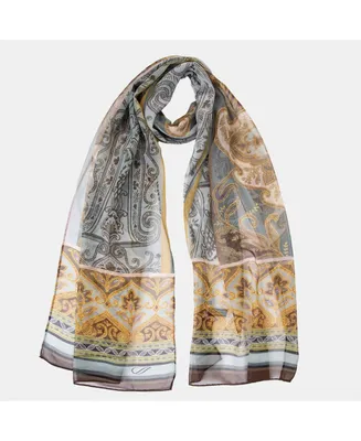 Elizabetta Layla - Long Sheer Silk Scarf for Women