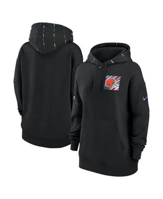 Women's Nike Black Cleveland Browns 2023 Nfl Crucial Catch Club Pullover Hoodie