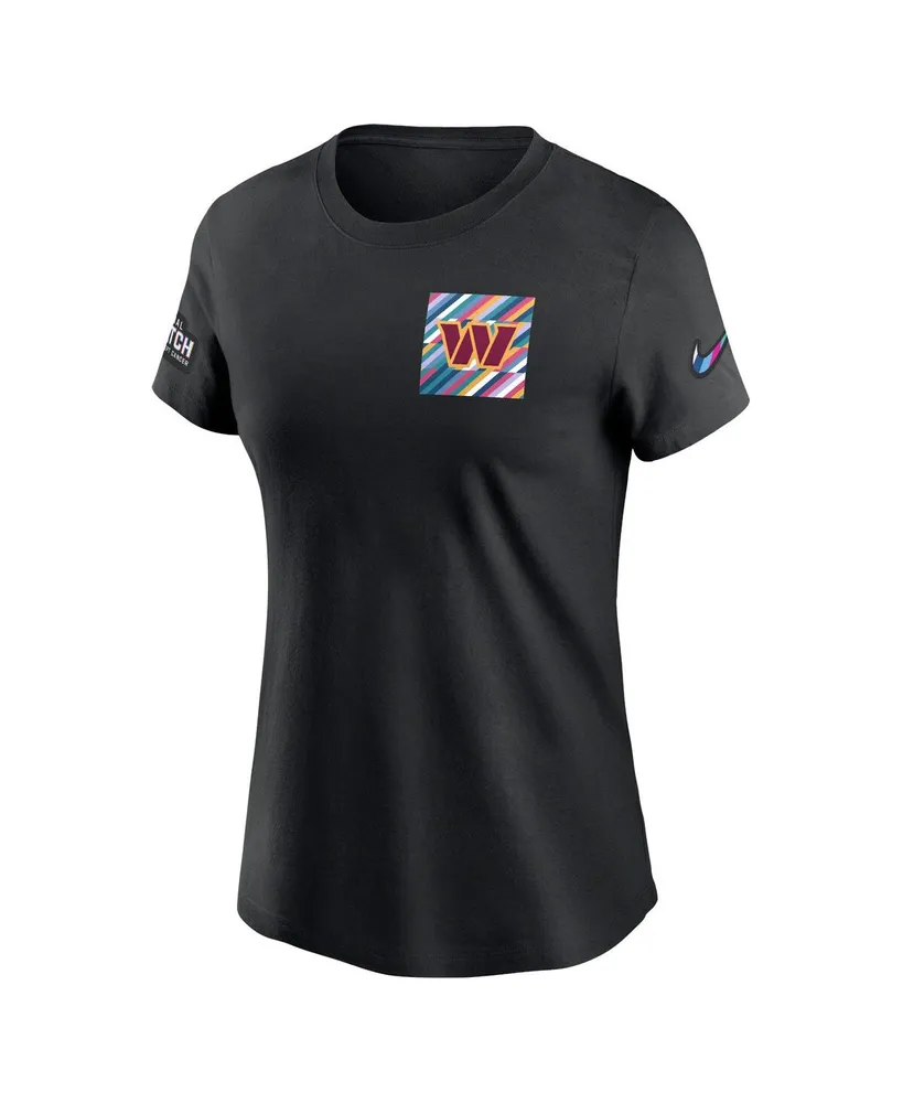 Women's Nike Black Washington Commanders 2023 Nfl Crucial Catch Sideline Tri-Blend T-shirt