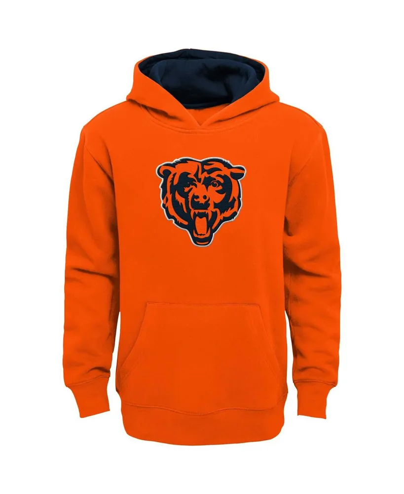 Big Boys Orange Chicago Bears Prime Pullover Hoodie