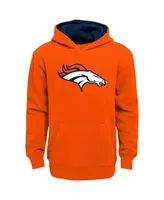 Big Boys Orange Denver Broncos Prime Pullover Hoodie