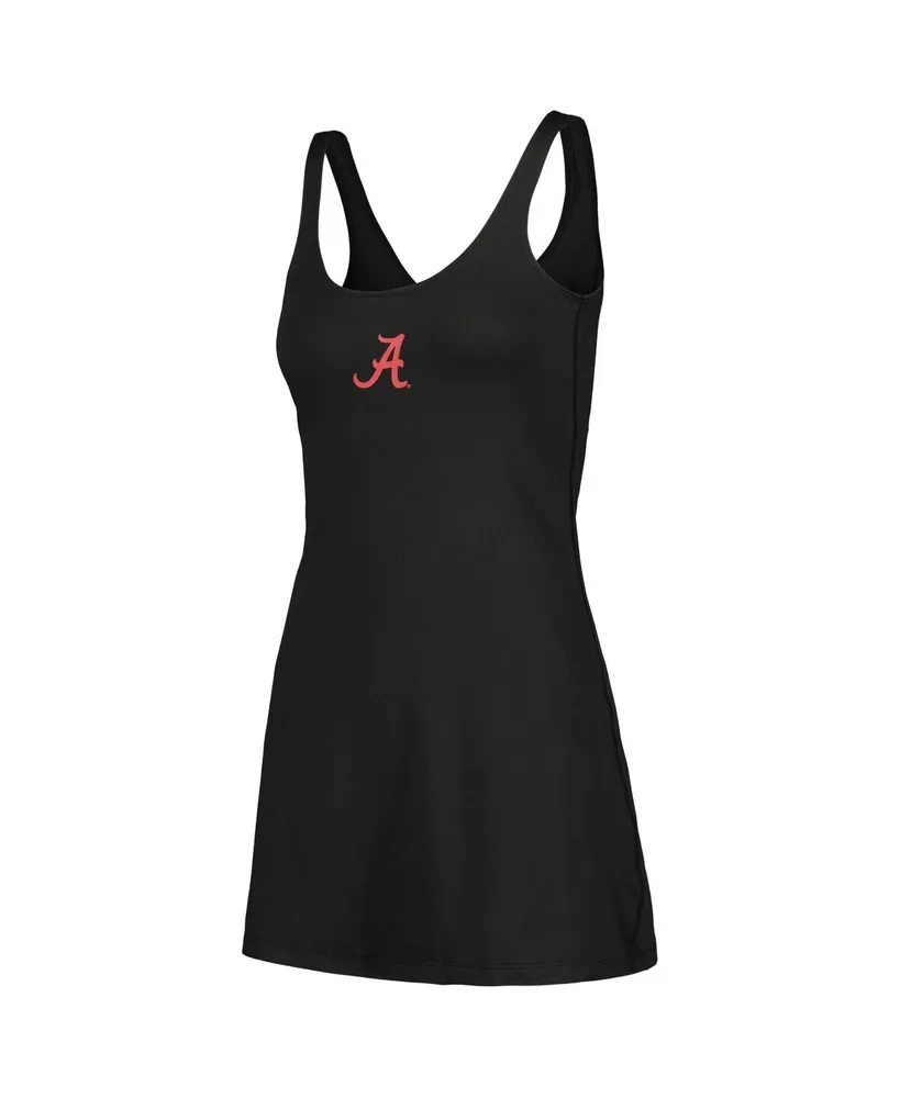 Women's ZooZatz Black Alabama Crimson Tide Logo Scoop Neck Dress