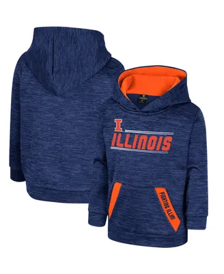 Toddler Boys and Girls Colosseum Navy Illinois Fighting Illini Live Hardcore Pullover Hoodie
