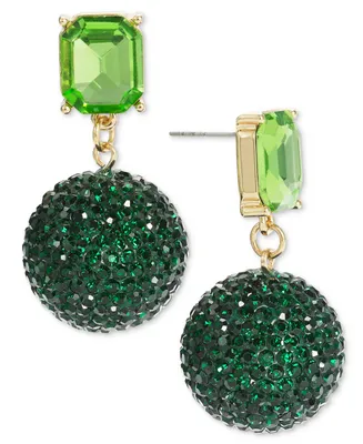 On 34th Pave Fireball Drop Earrings, Created for Macy's