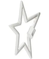 Lucky Brand Silver-Tone Open Star Pin