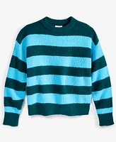 On 34th Women's Shaker Crewneck Long-Sleeve Sweater, Created for Macy's